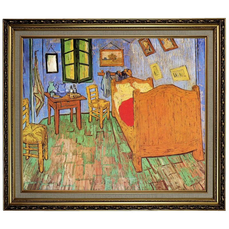 Vault W Artwork 'The Bedroom' Framed Oil Painting Print on Canvas Wayfair